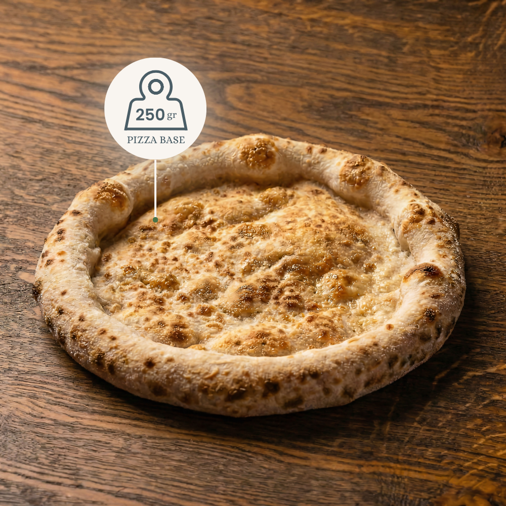 Vorgebackener Pizzateig nach Handwerkertradition